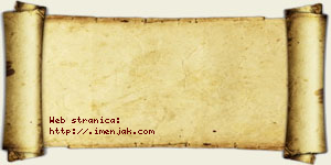 Mia Nikolendžić vizit kartica